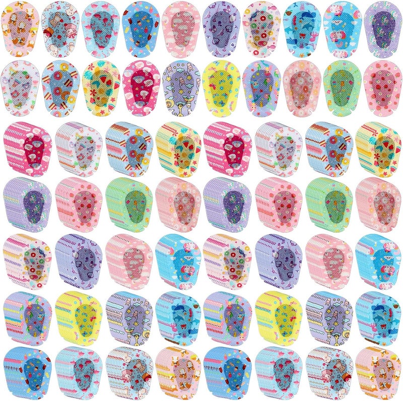 Copkim 300 Pcs Adhesive Eye Patches for Kids Girls Cute Toddler Eye Patch Bulk Colorful Breathable Lazy Patch Cartoon Adhesive Bandages for Children Baby Light Blocking, 20 Styles, 3 x 2 Inches - Image 1